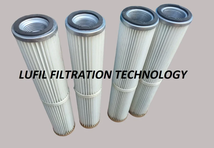 Pleated Dust Collection Filter Bag - Spun-Bonded Polyester Cartridges for Cement Silos & Dust Collectors
